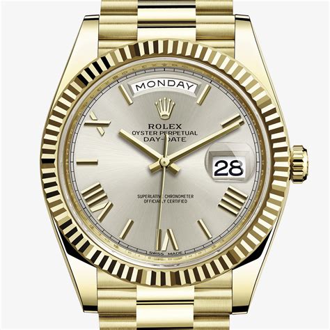 rolex giallo|rolex day date 40 18 ct.